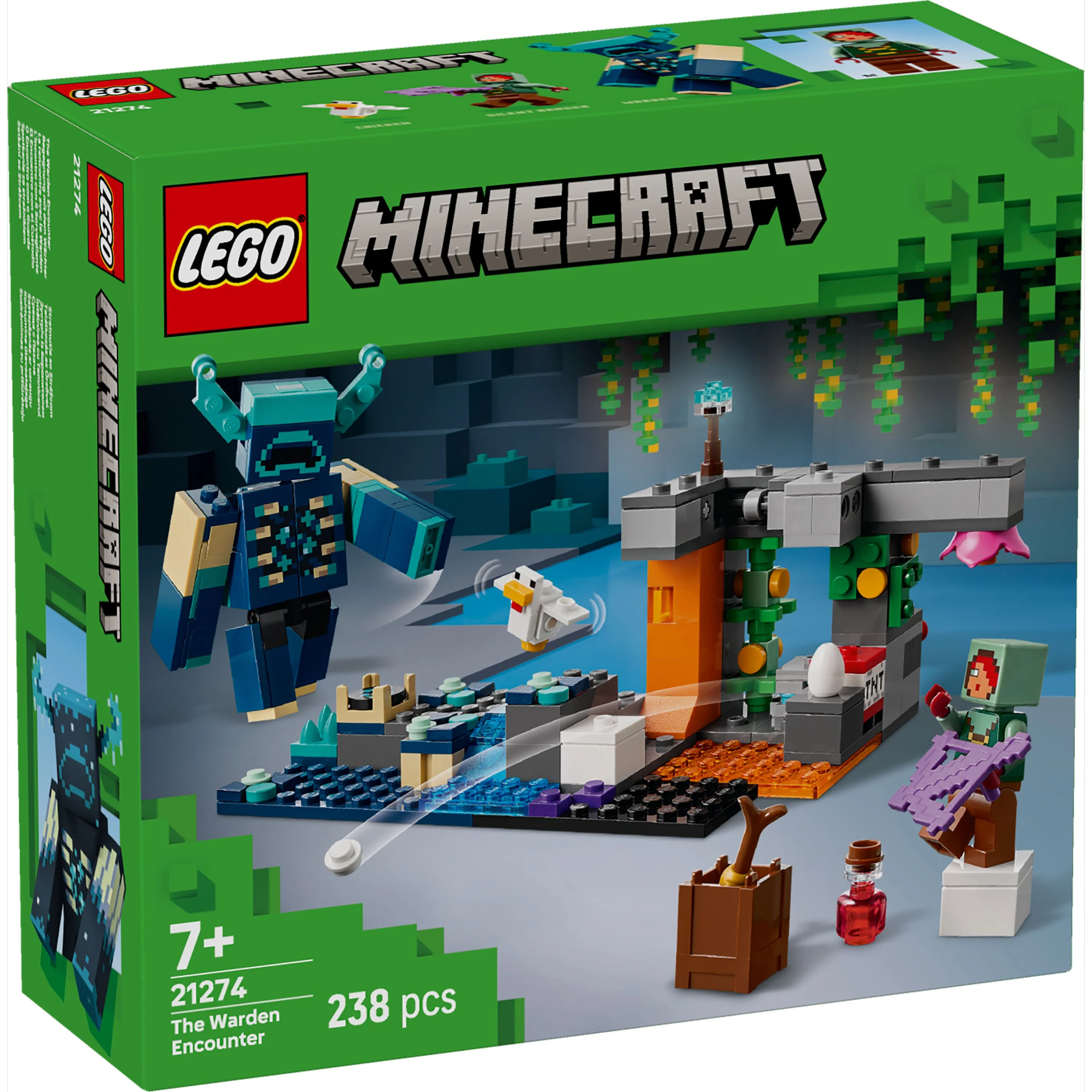 LEGO 21274 Minecraft The Warden Encounter