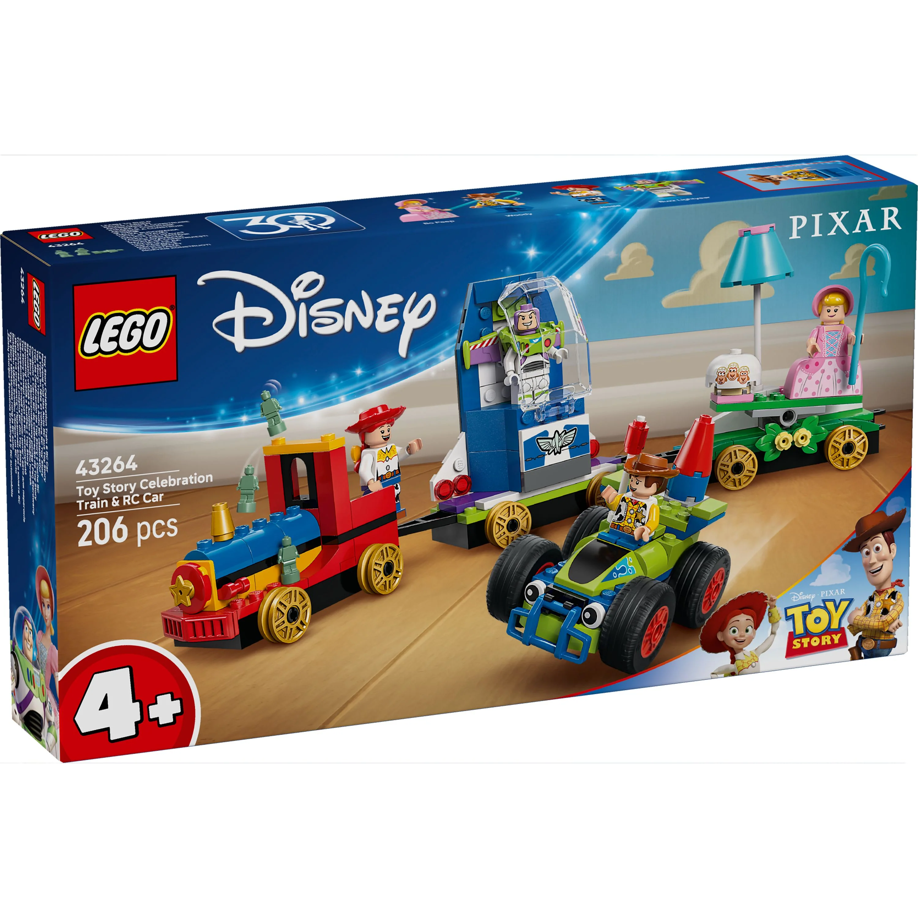 LEGO 43264 Disney and Pixar's Toy Story Celebration Train & RC Car