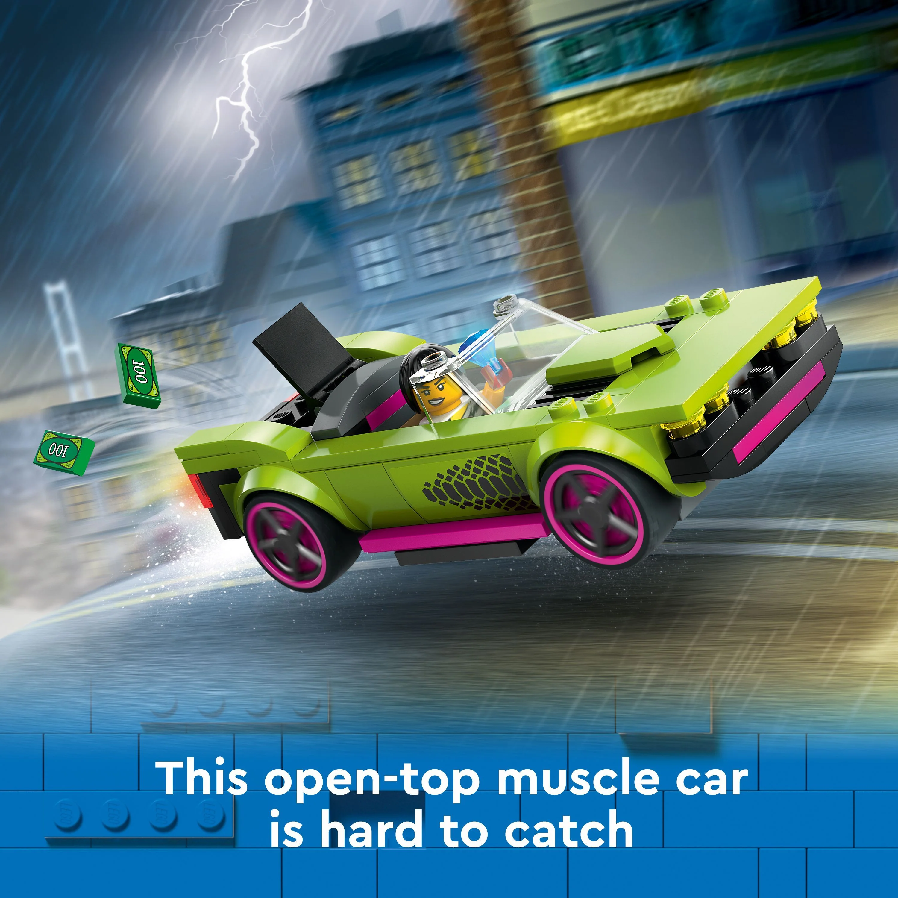 LEGO 60415 City Police Car And Muscle Car Chase