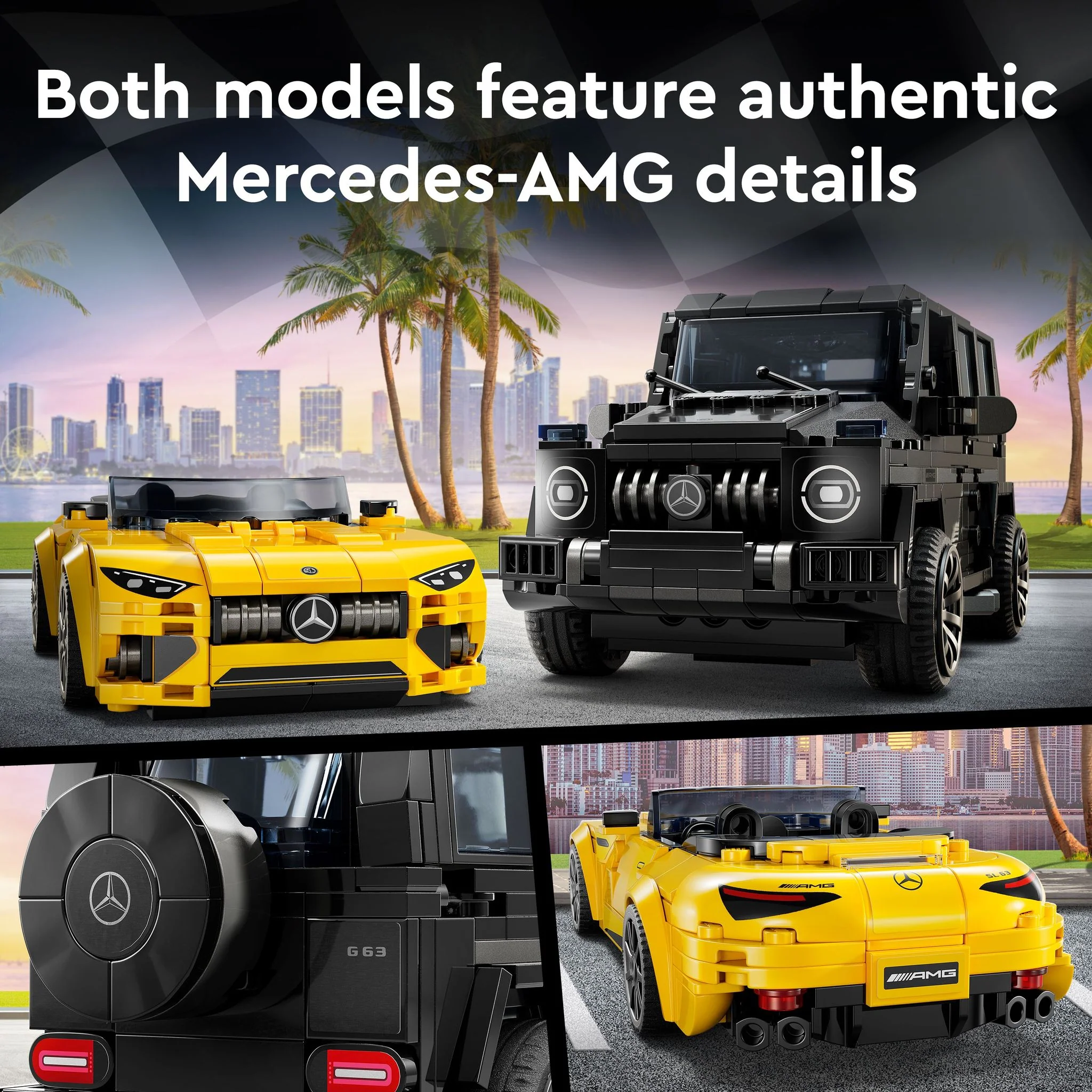 LEGO 76924 Speed Champions Mercedes-Amg G 63 & Mercedes-Amg Sl 63
