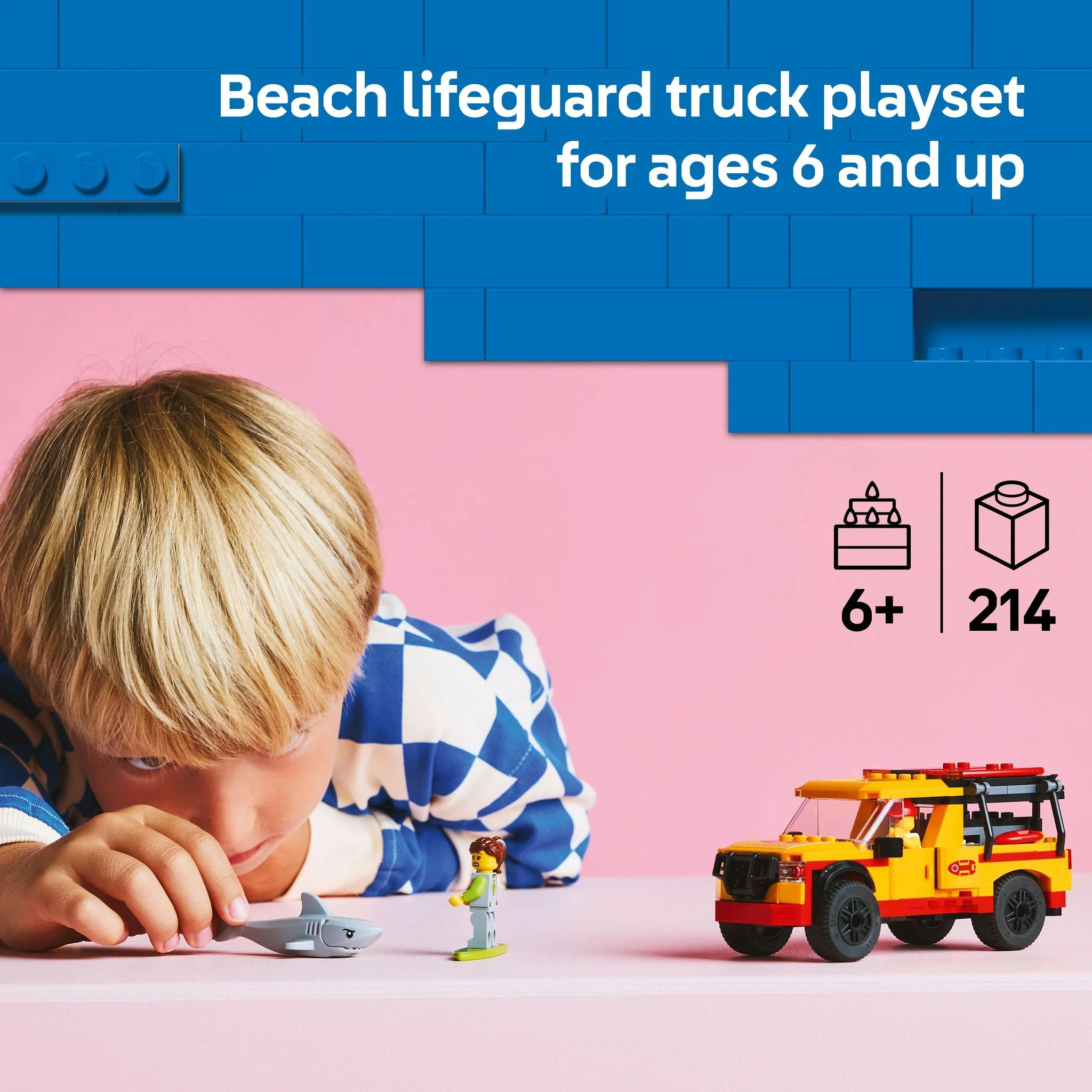 LEGO 60453 City Lifeguard Beach Rescue Truck