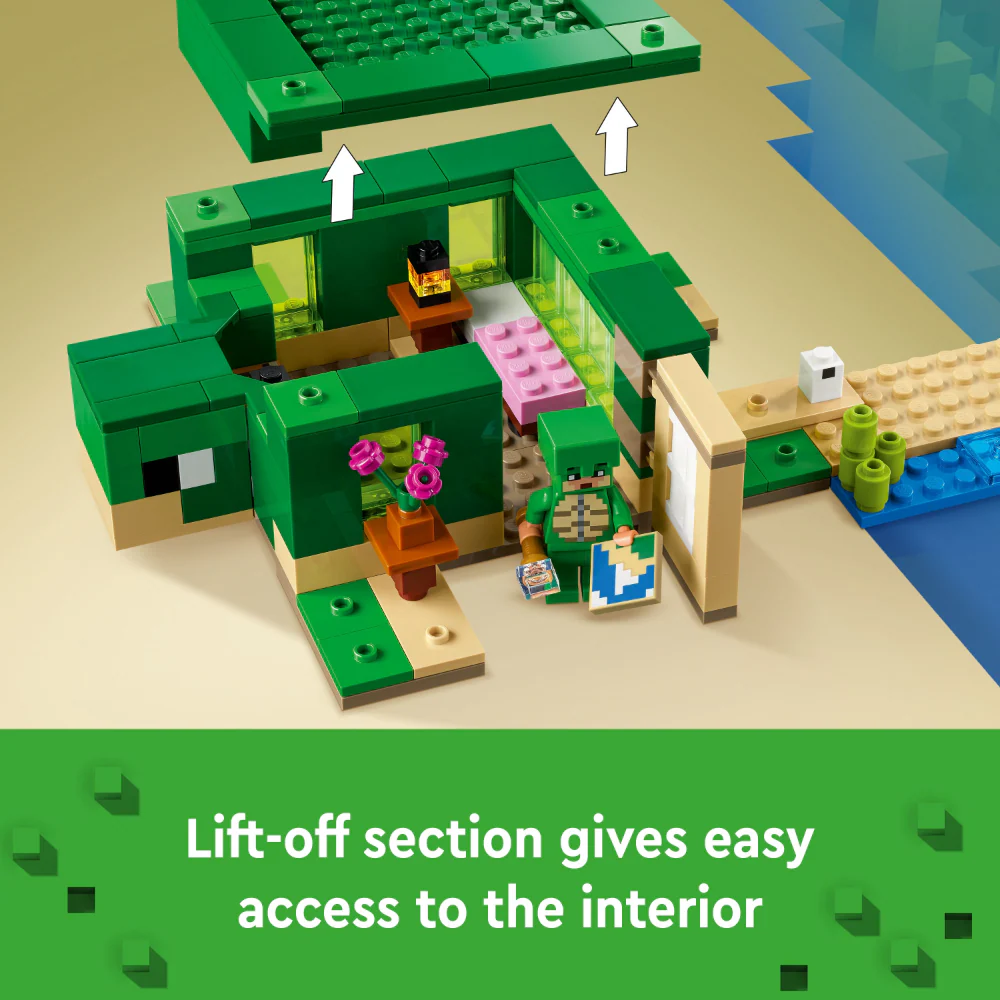 LEGO 21254 Minecraft The Turtle Beach House