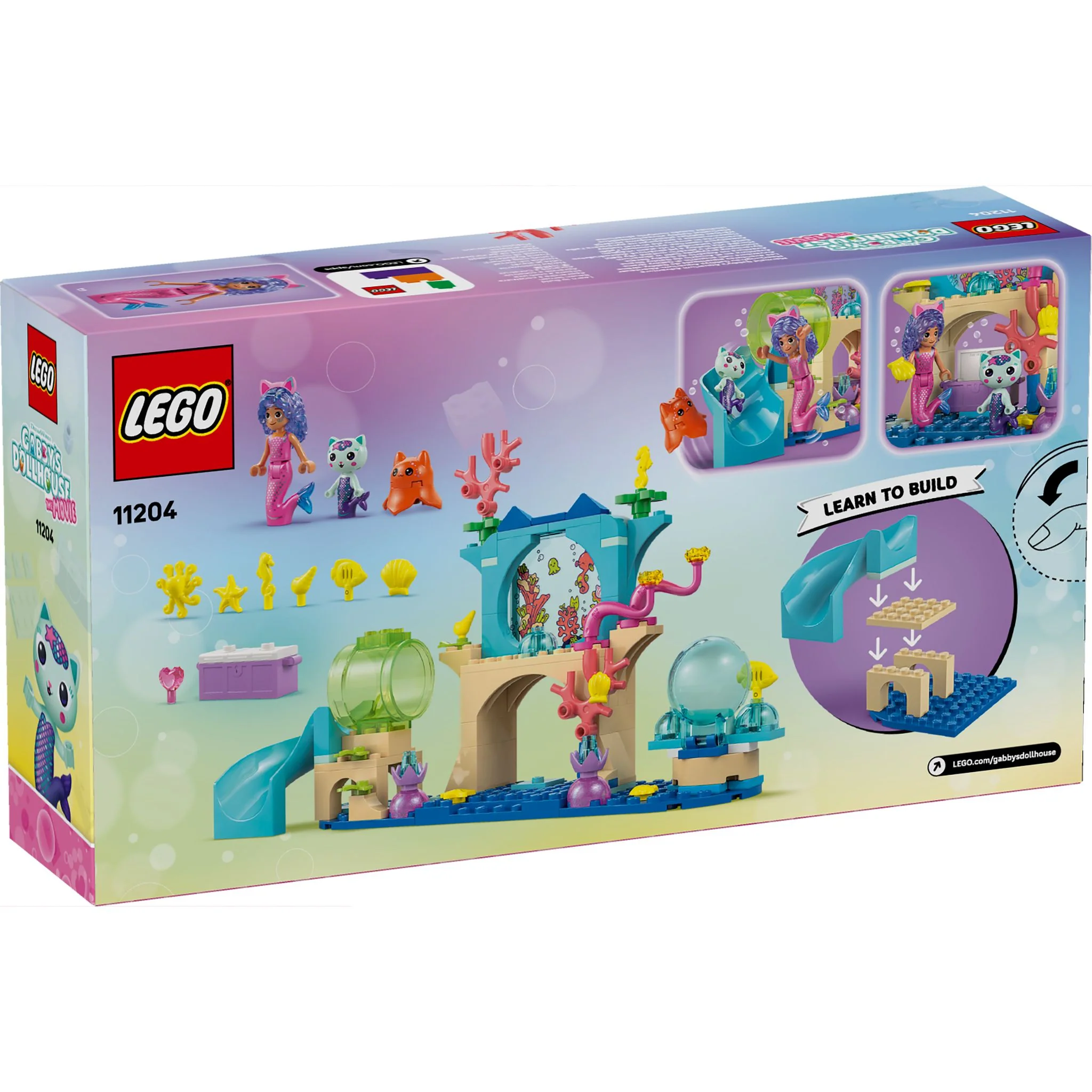 LEGO 11204 Gabby's Dollhouse Mermaid Gabby's Aquarium Adventure