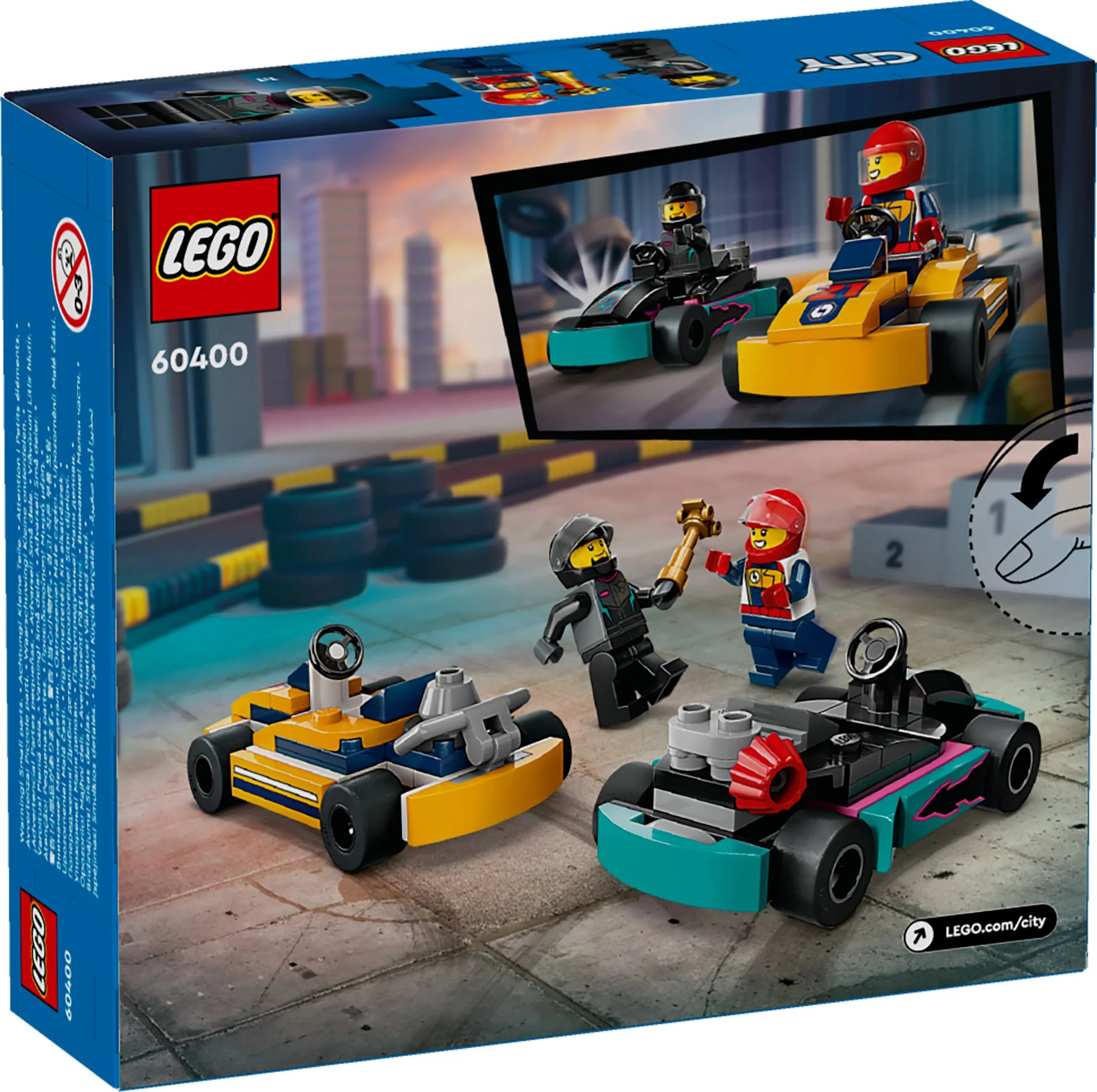 LEGO 60400 City Go Karts And Racer Drivers