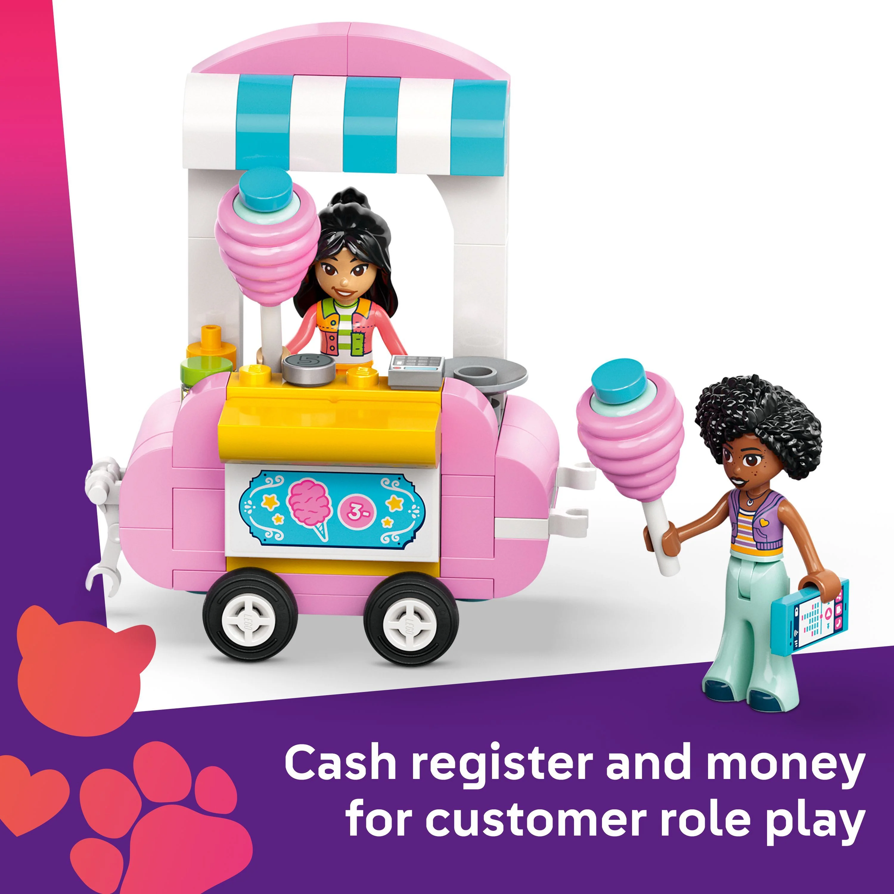 LEGO 42643 Friends Candyfloss Stand and Scooter