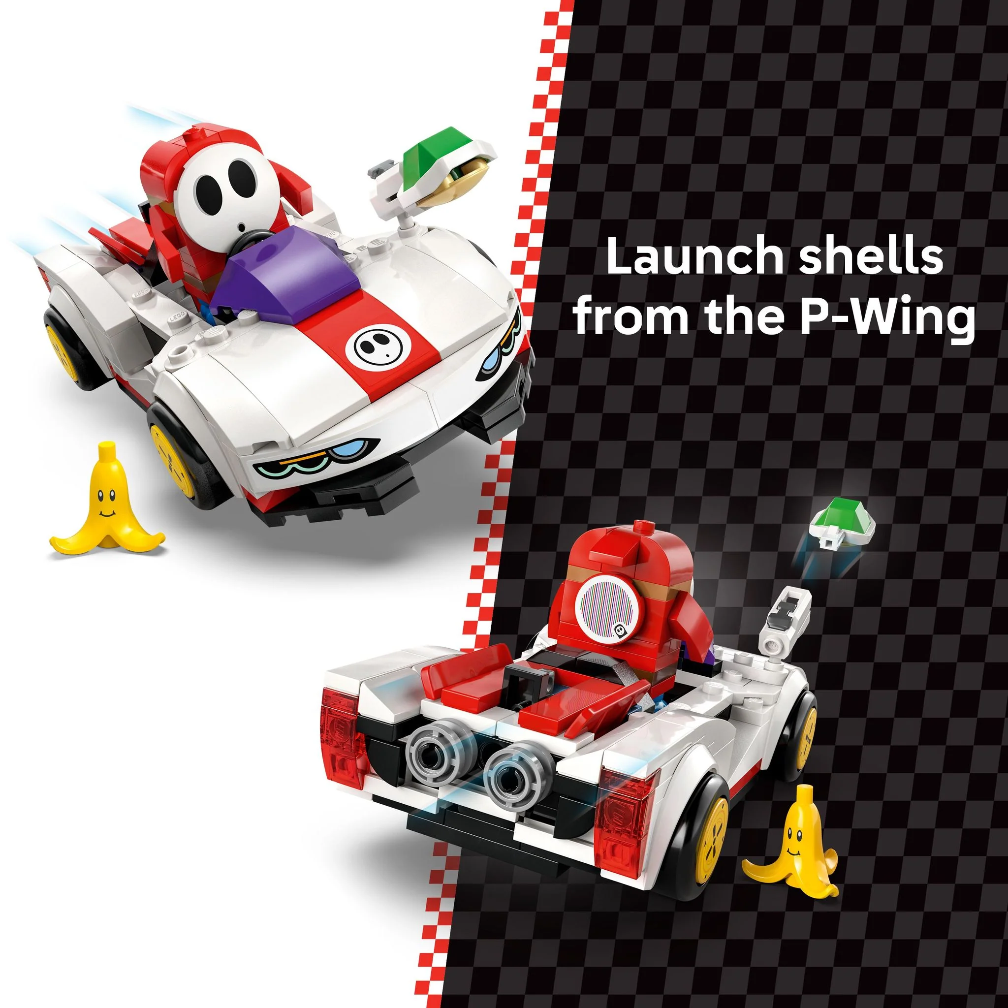 LEGO 72045 Super Mario: Mario Kart – Shy Guy & P-Wing