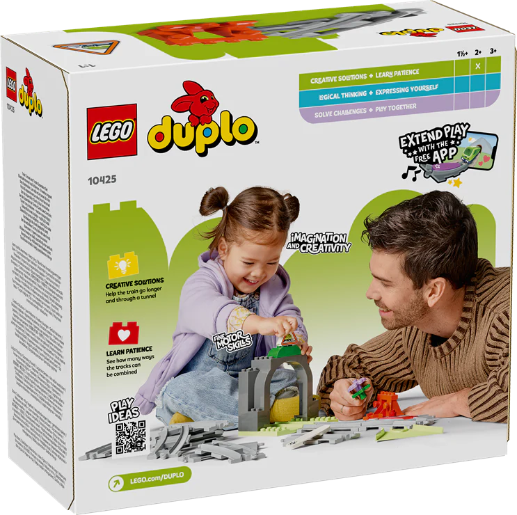 LEGO 10425 DUPLO Trains Train Tunnel And Tracks Expansion Set