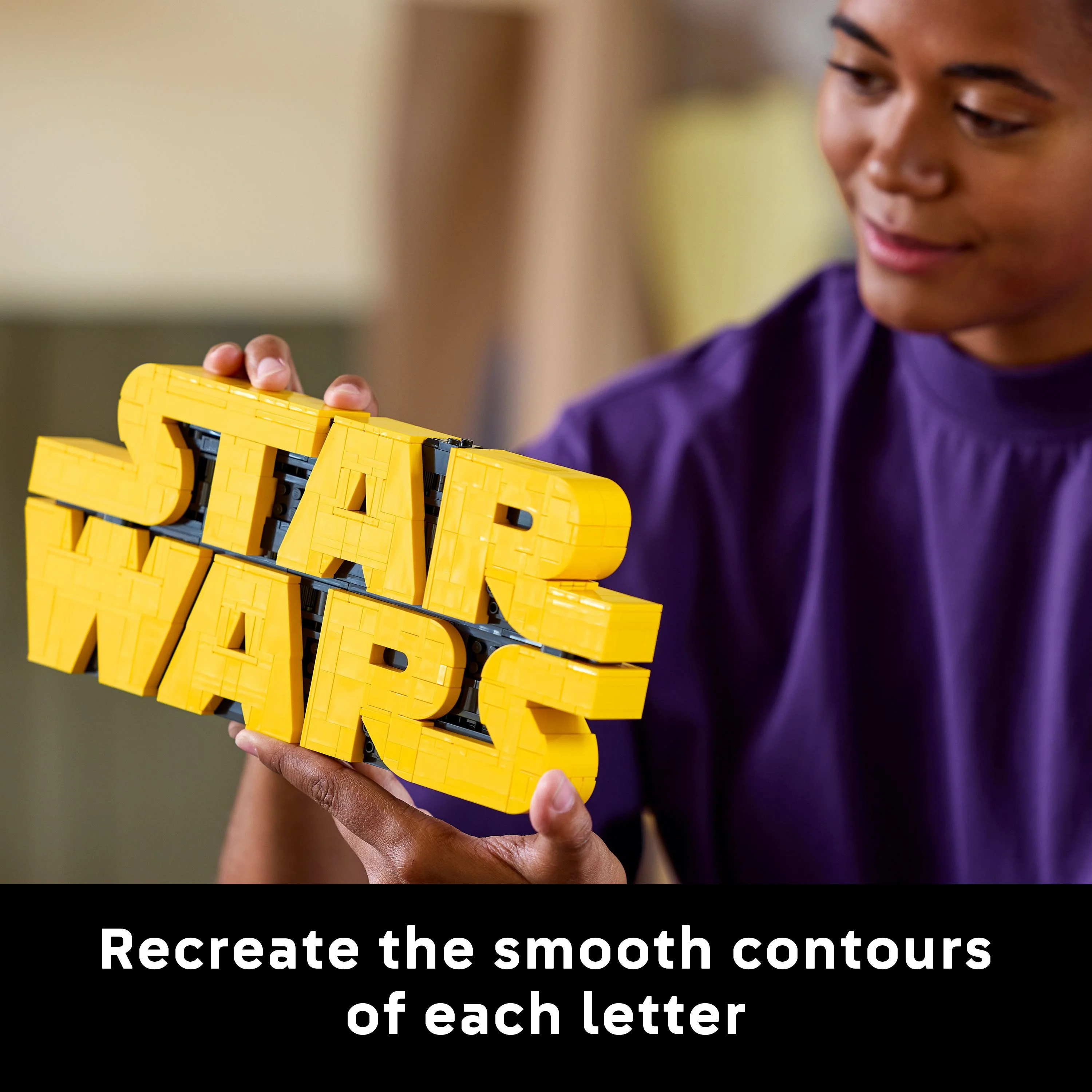 LEGO 75407 Star Wars Brick-Built Star Wars Logo Sign