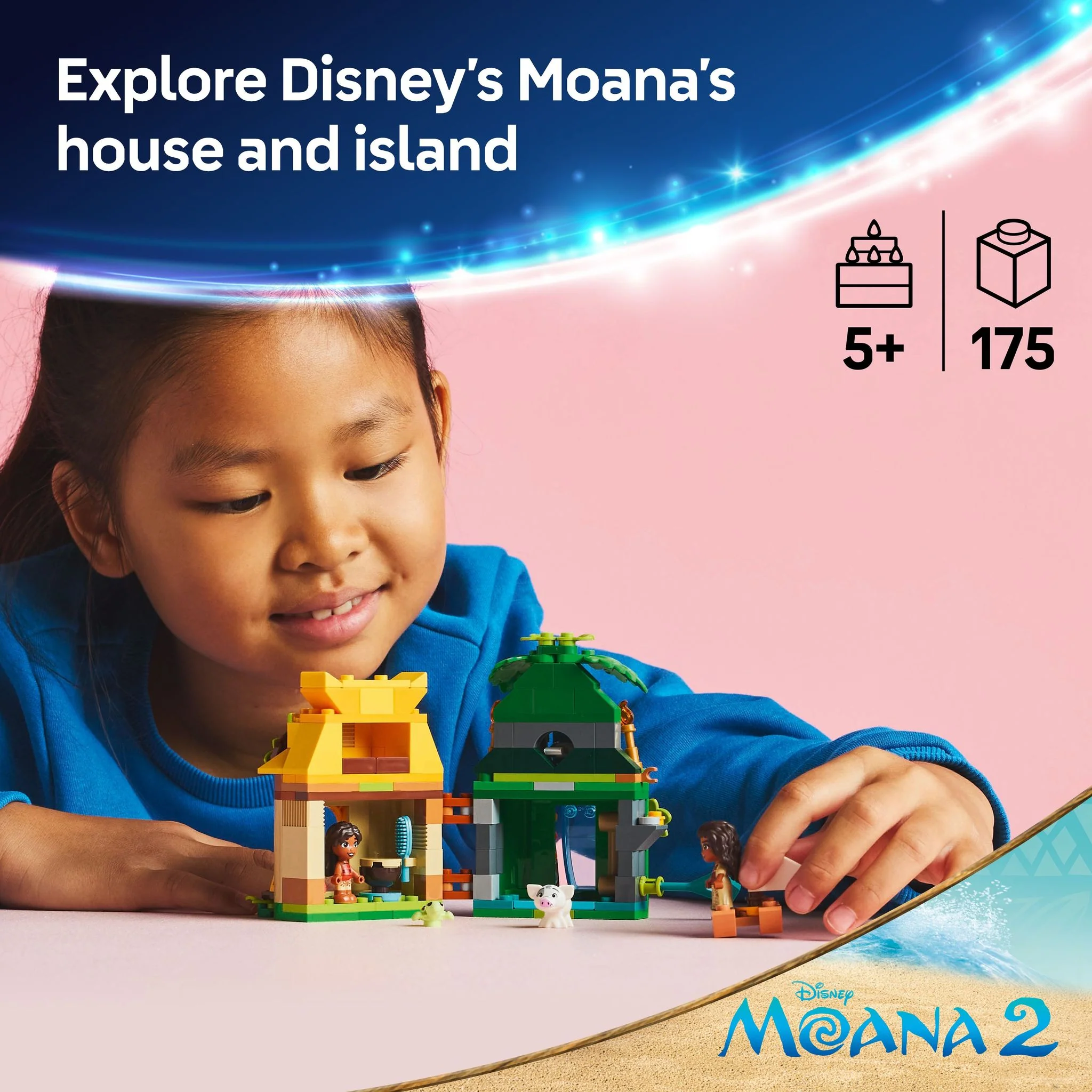 LEGO 43260 Disney Princess Moana's Island Fun