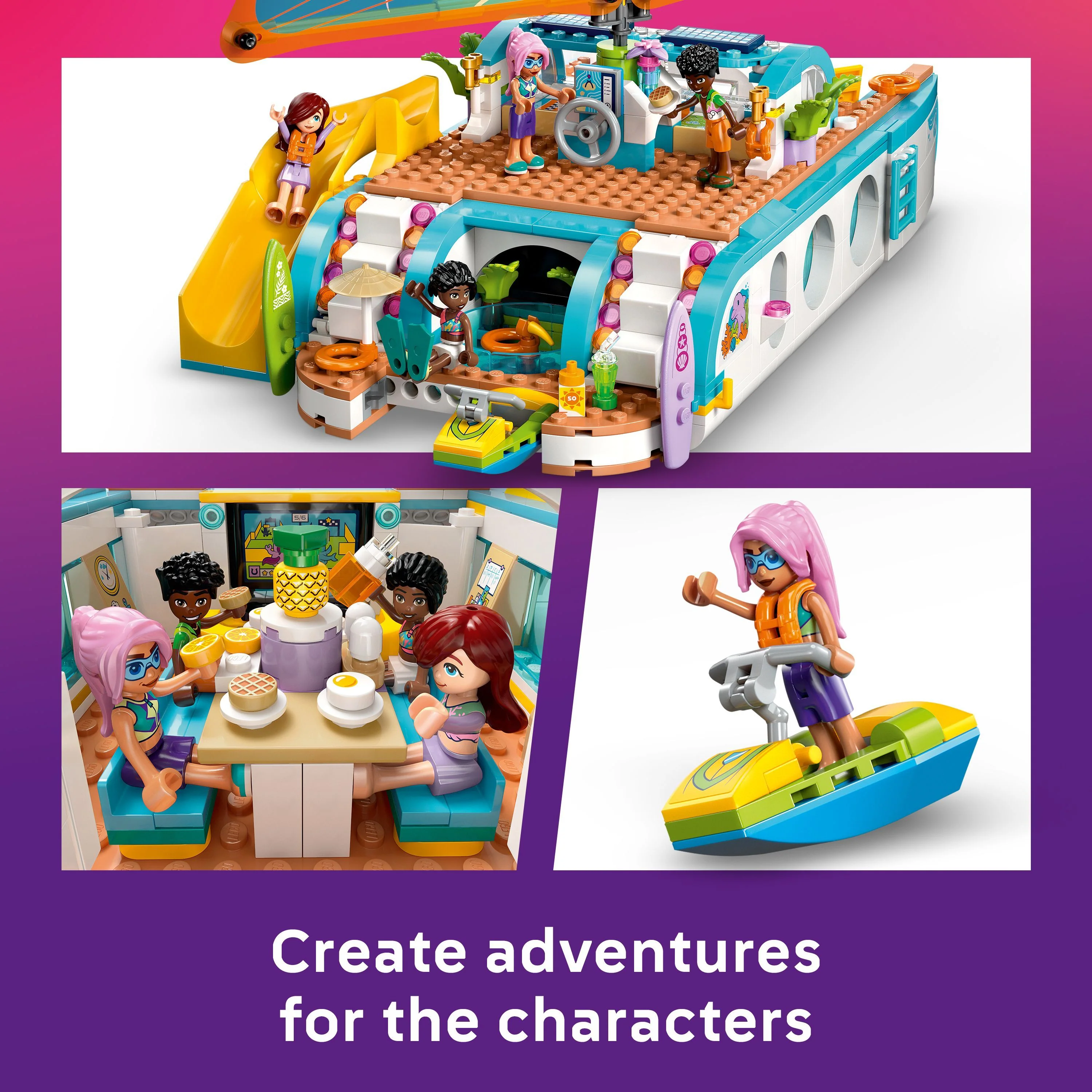 LEGO 42664 Friends Travel Boat Adventure