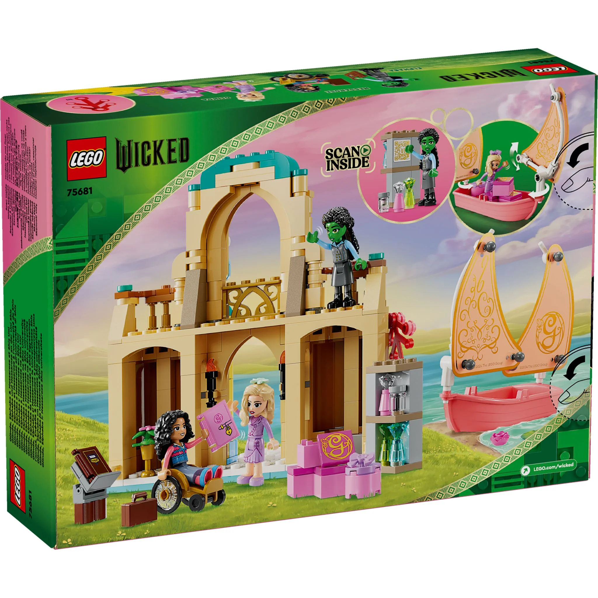 LEGO 75681 Wicked Glinda, Elphaba & Nessarose at Shiz University