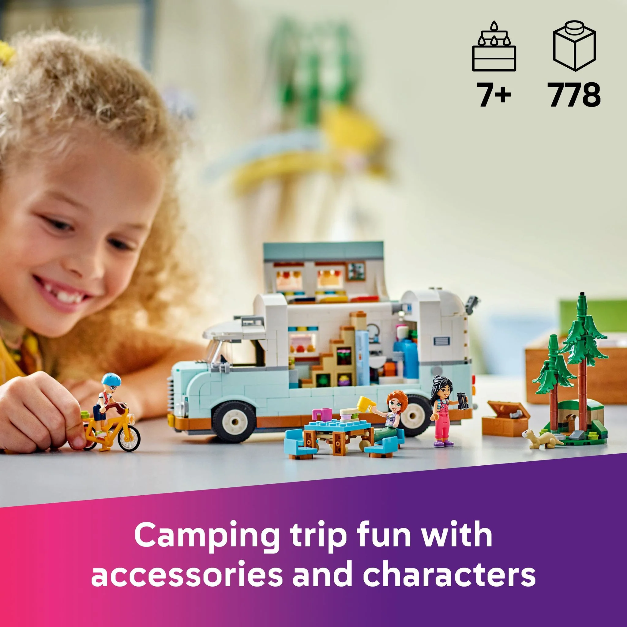 LEGO 42663 Friends Friendship Camper Van Adventure