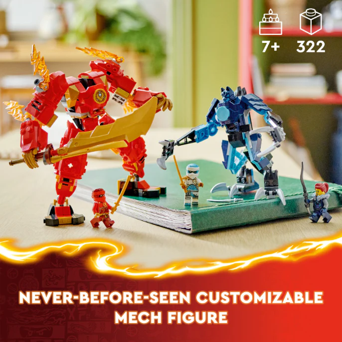 LEGO 71808 NINJAGO Kai's Elemental Fire Mech