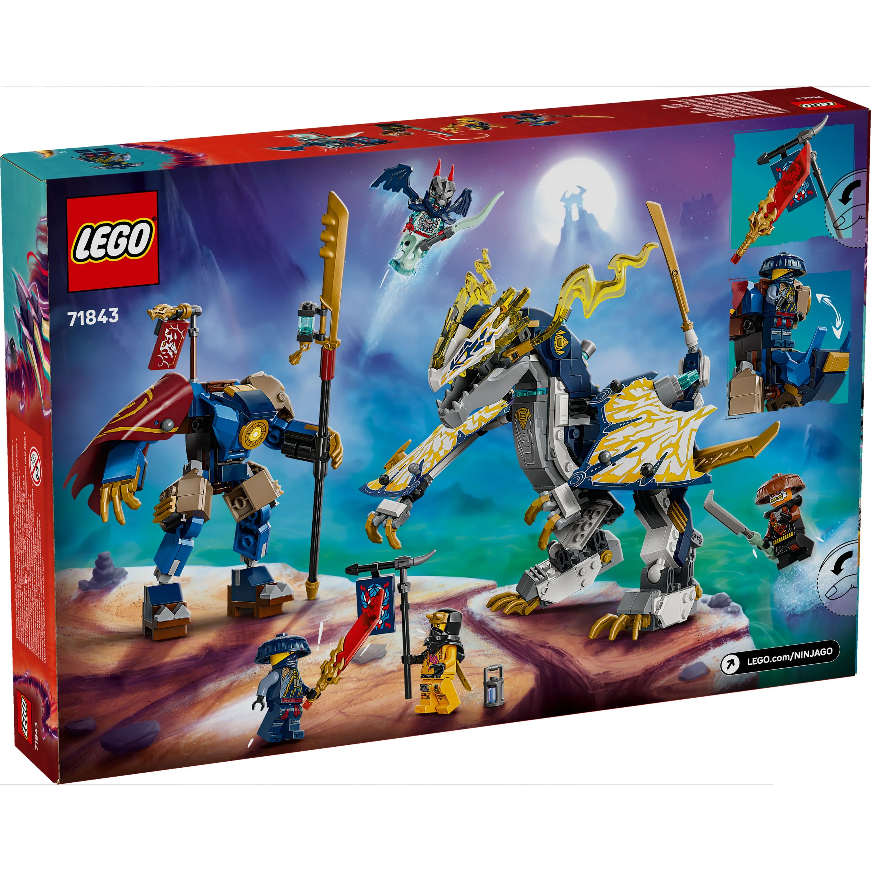 LEGO 71843 NINJAGO Rogue's Mech Dragon Rider