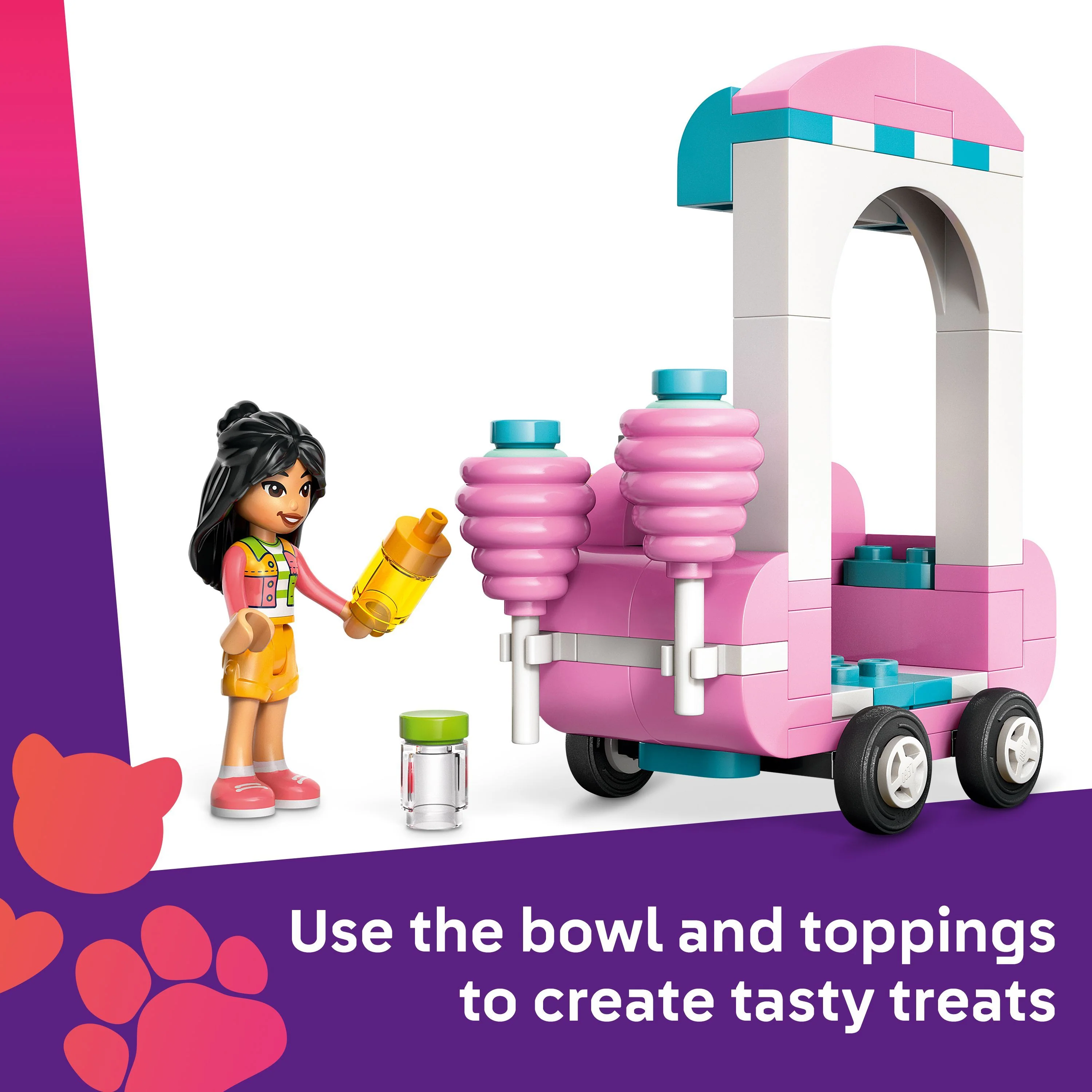 LEGO 42643 Friends Candyfloss Stand and Scooter