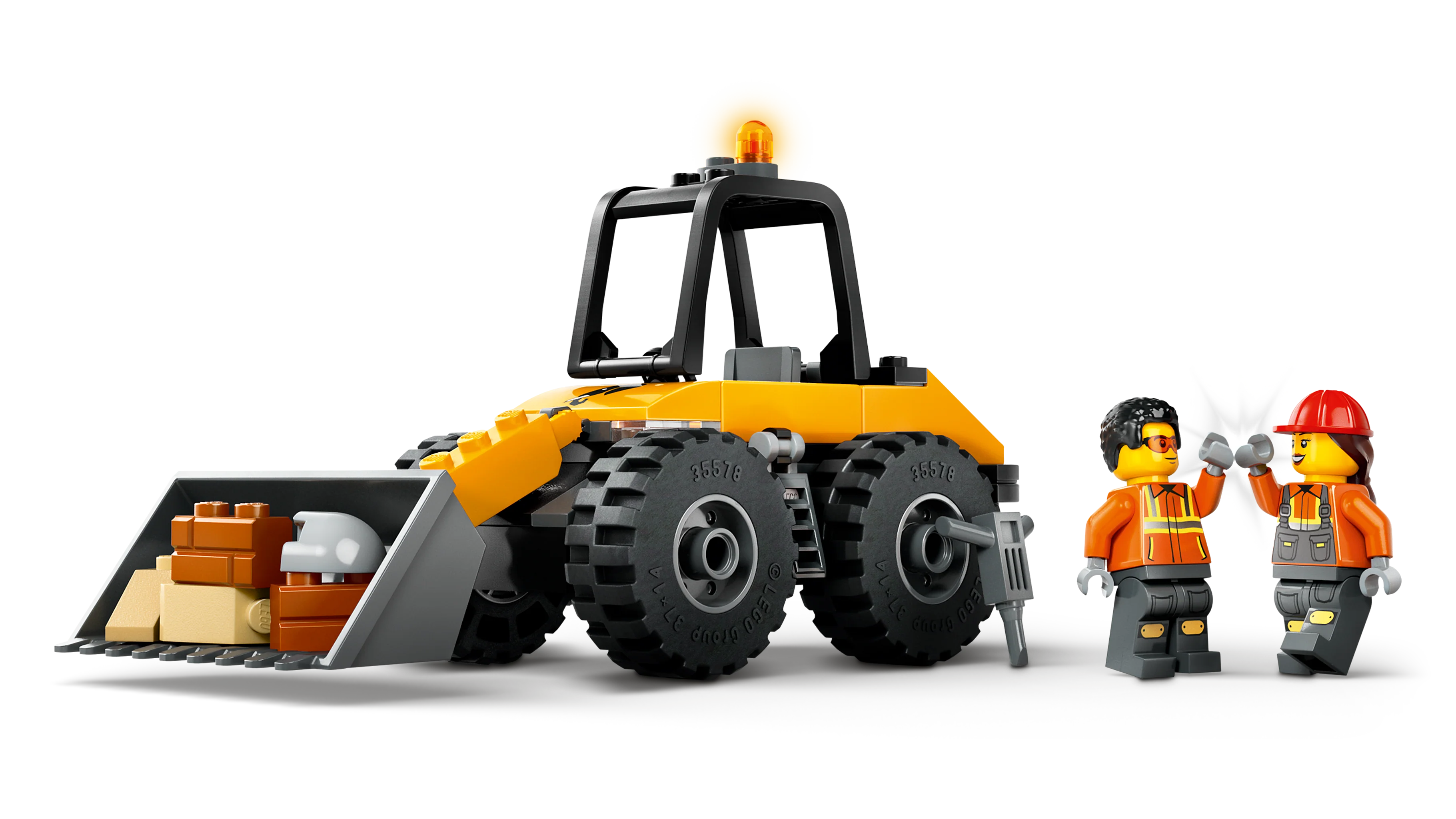 LEGO 60450 City Yellow Construction Wheel Loader