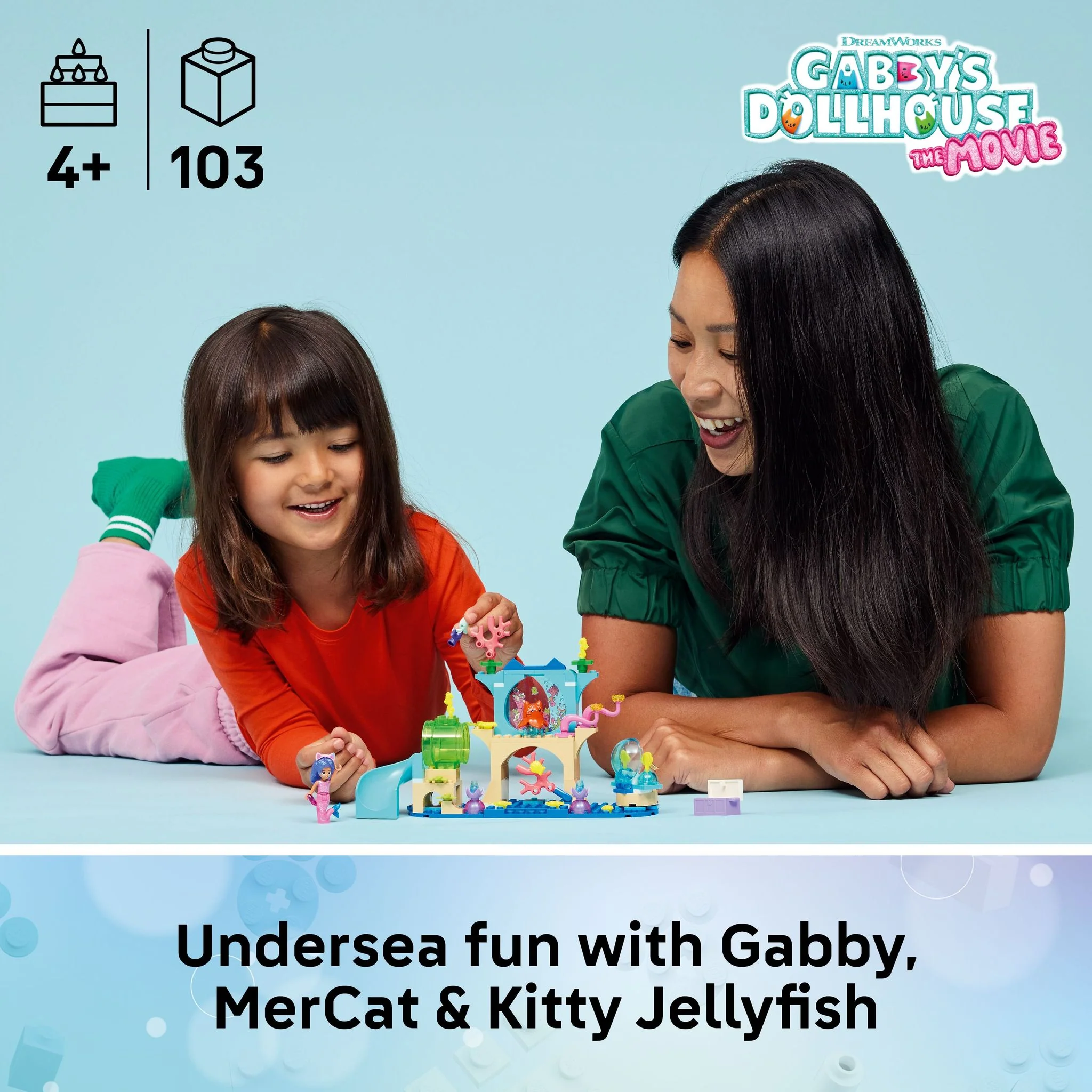 LEGO 11204 Gabby's Dollhouse Mermaid Gabby's Aquarium Adventure