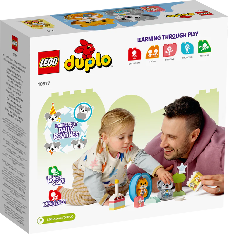LEGO 10977 DUPLO My First Puppy & Kitten With Sounds