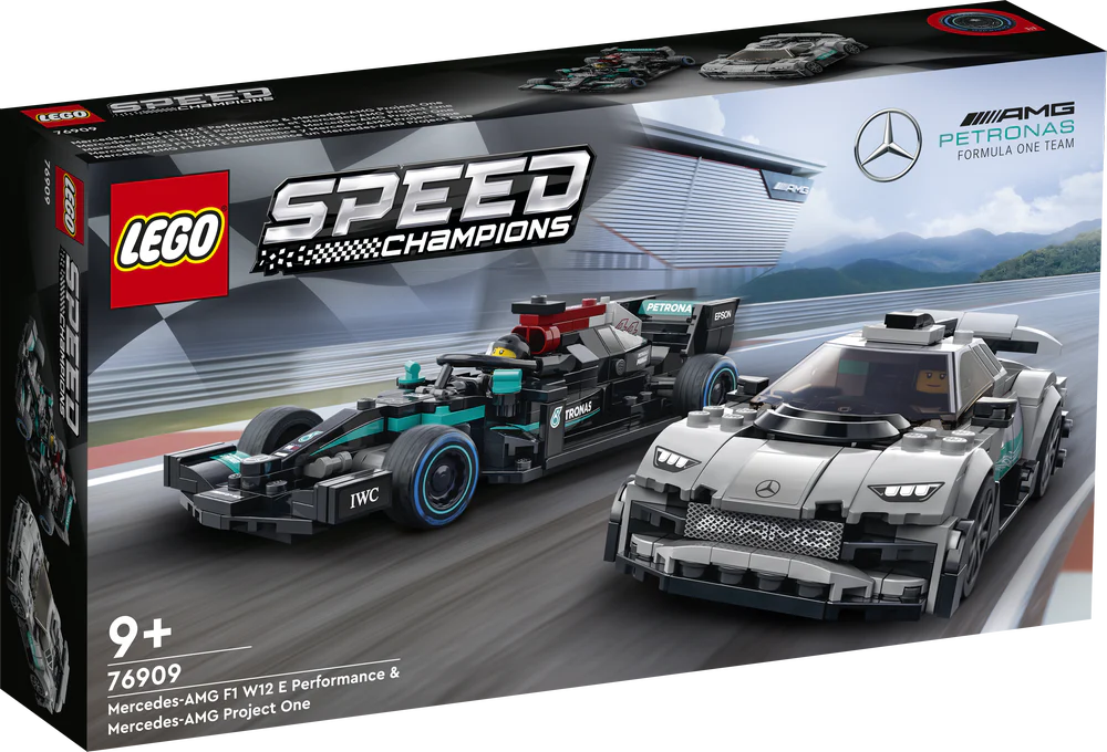 LEGO 76909 Speed Champions Mercedes-Amg F1 W12 E Performance & Mercedes-Amg Project One