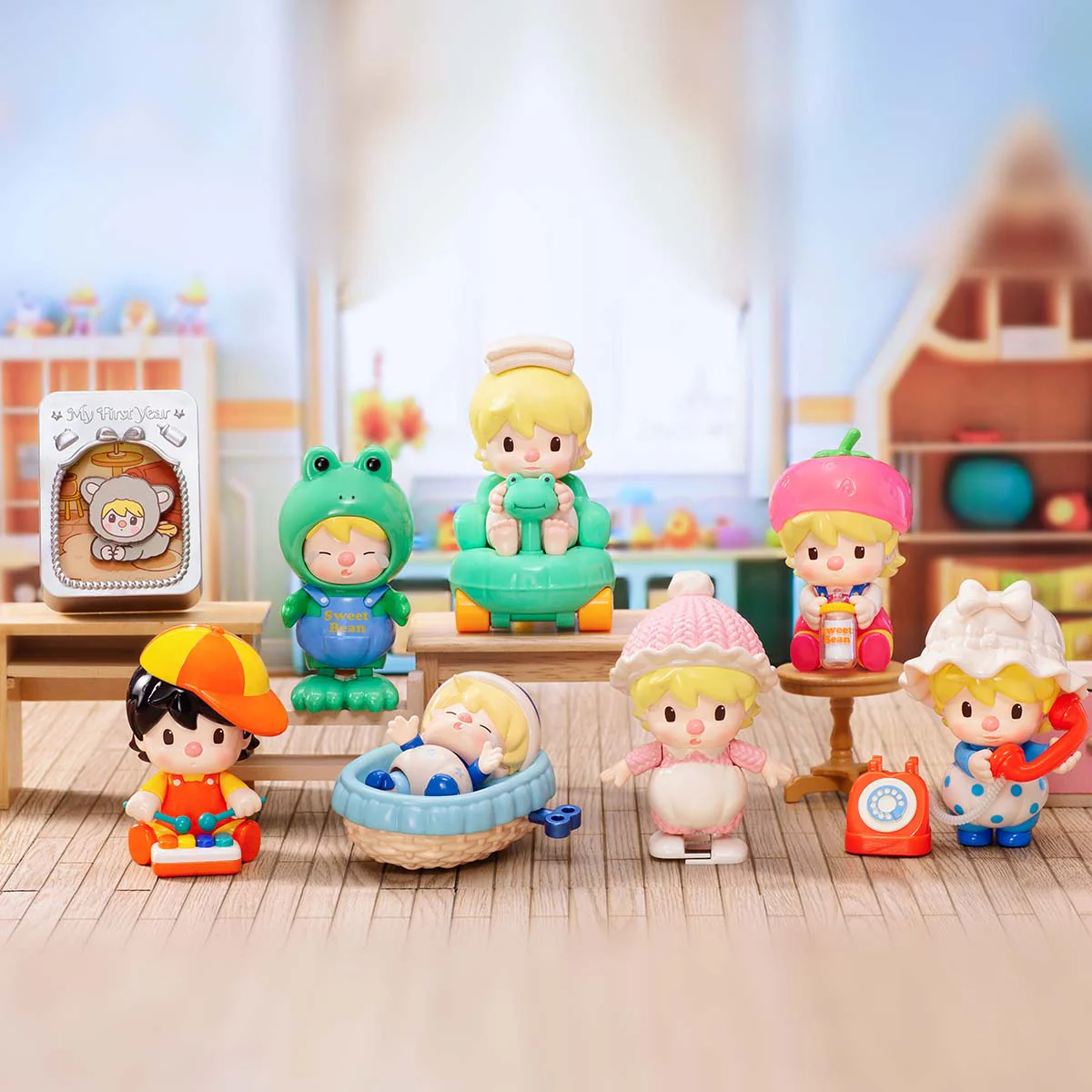 POP MART Sweet Bean Growth Illustration Series Figures 1 Blind Box