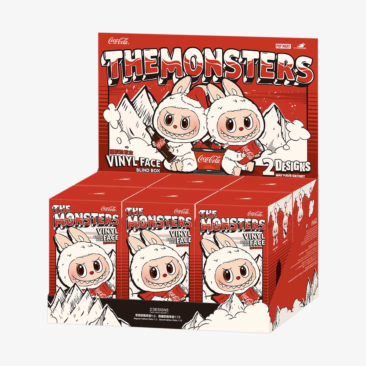 POP MART THE MONSTERS Labubu Coca-Cola Series-Vinyl Face 1 Blind Box