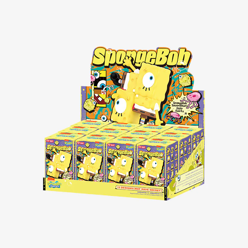 POP MART SpongeBob SquarePants Daily Quirks Series Figures 1 Blind Box