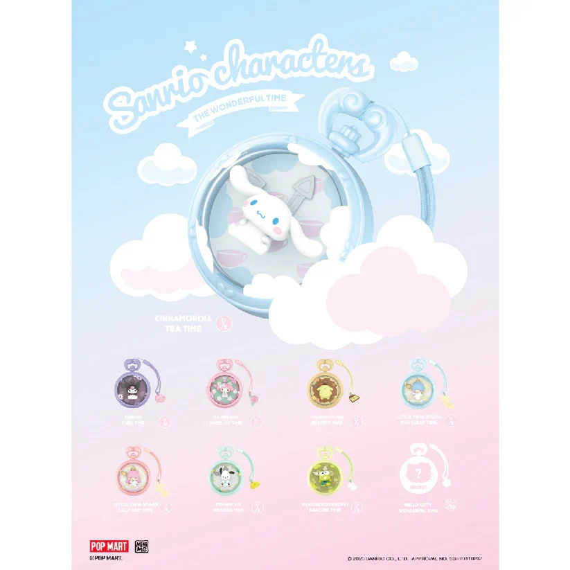 POP MART The Wonderful Time With Sanrio Characters Series Scene Sets 1 Blind Box