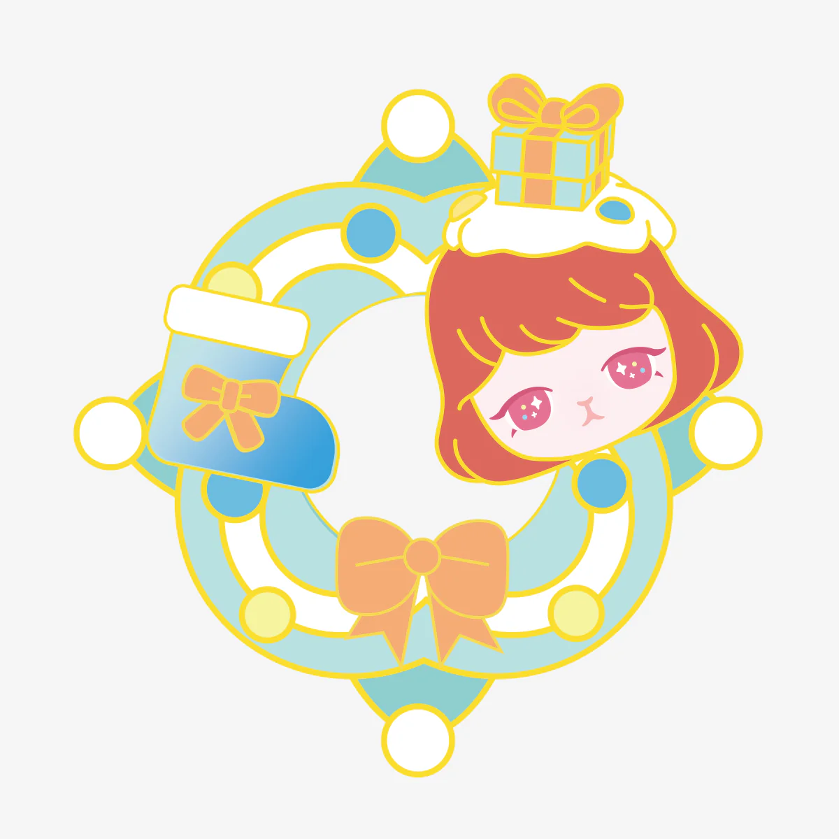 POP MART Bunny Christmas Series-Badge 1 Blind Box