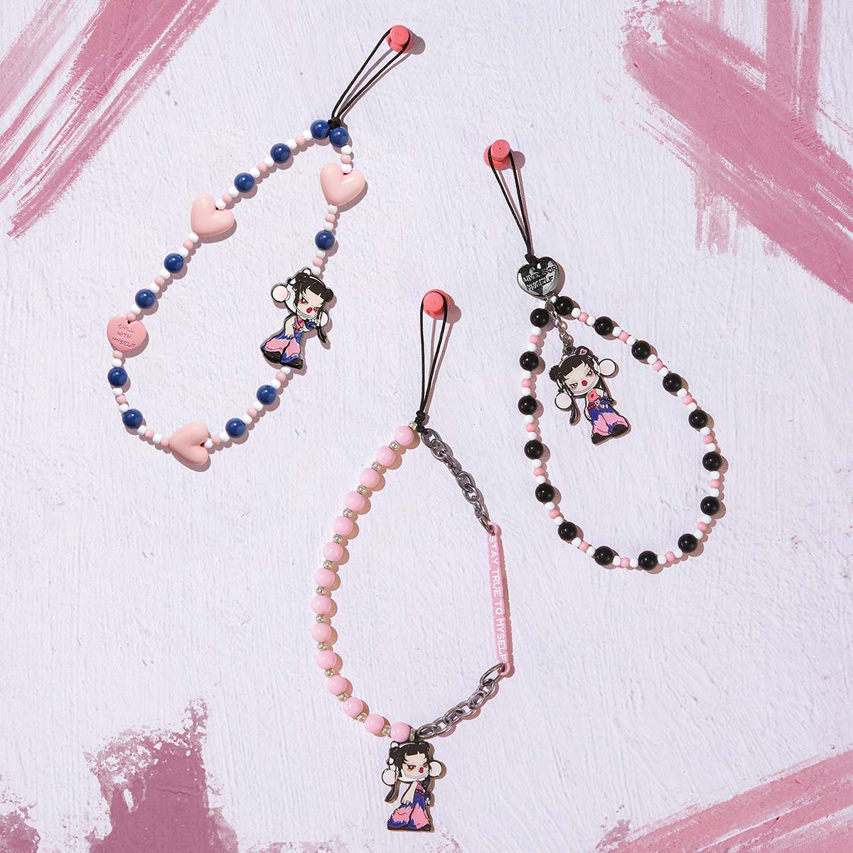 POP MART SKULLPANDA CHEERS TO MYSELF SERIES-Phone Charm 1 Blind Box