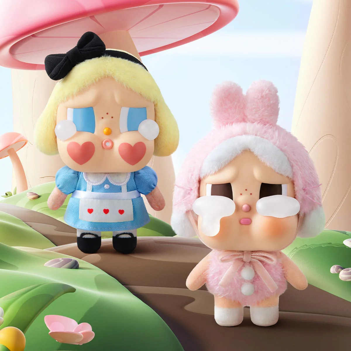 POP MART CRYBABY Crying Again Series-Vinyl Face Plush Blind Box 1 Blind Box