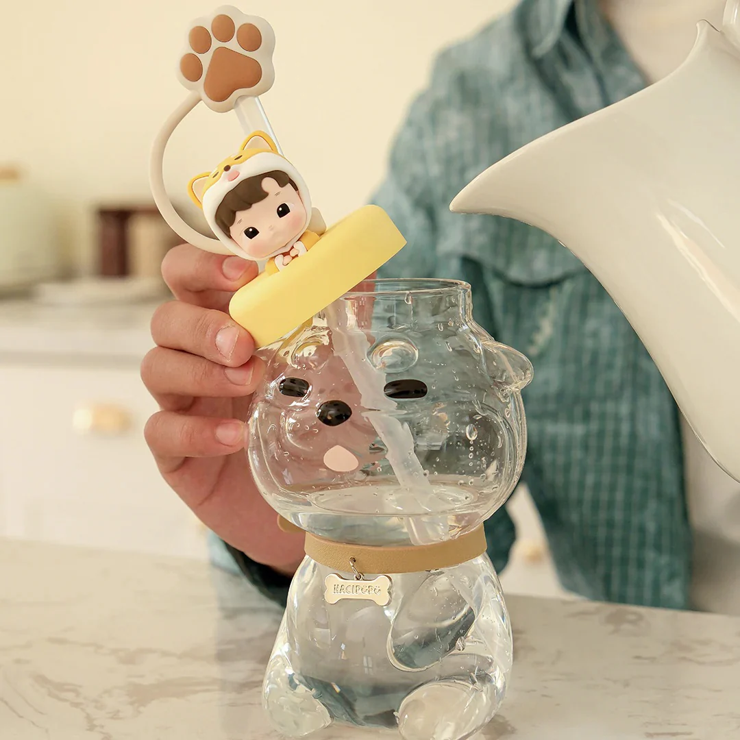 POP MART Hacipupu The Growth Diary Series Straw Cup