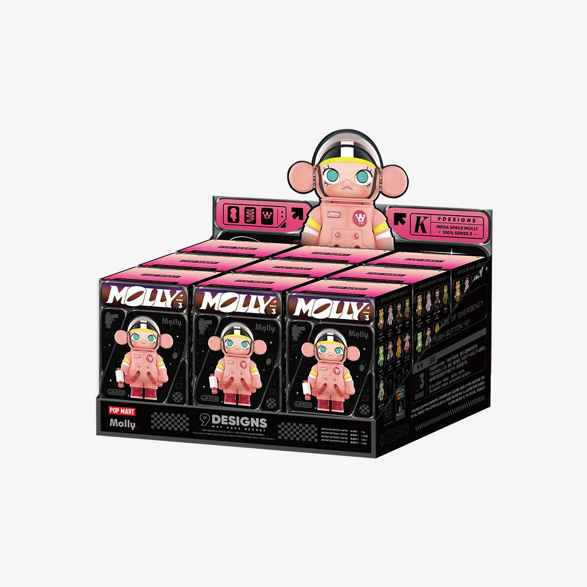POP MART MEGA SPACE MOLLY 100% Series 3 1 Blind Box