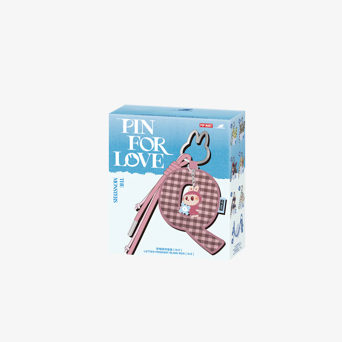POP MART THE MONSTERS Labubu Pin for Love Series- Letter Pendant (N-Z) 1 Sealed Case