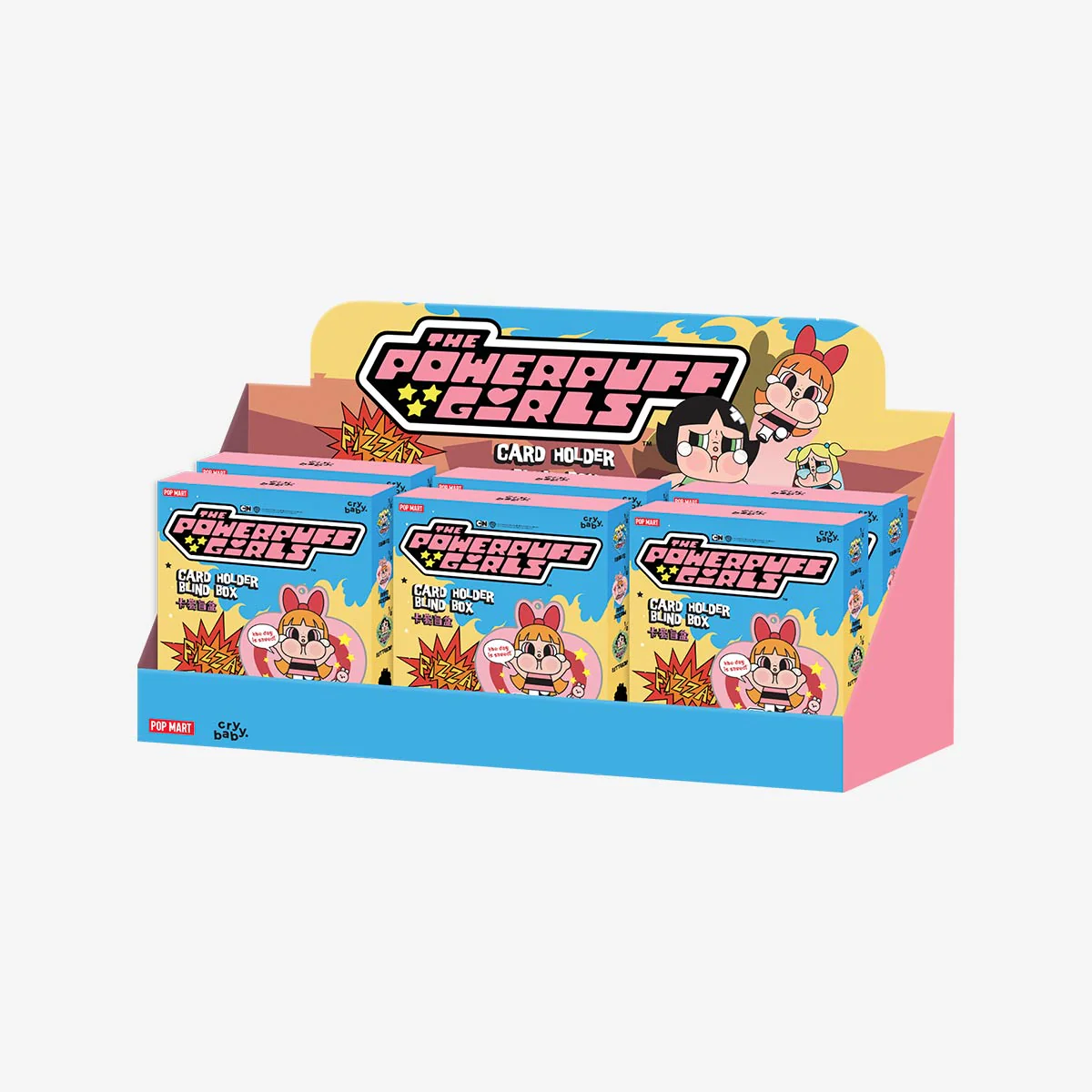 POP MART CRYBABY× Powerpuff Girls Series-Card Holder 1 Blind Box