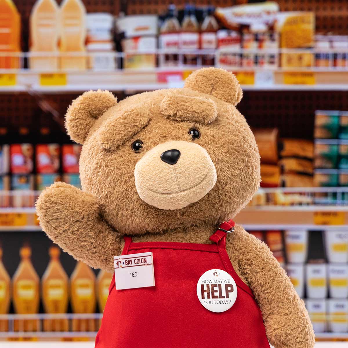 POP MART Ted2-ted Action Plush Figure