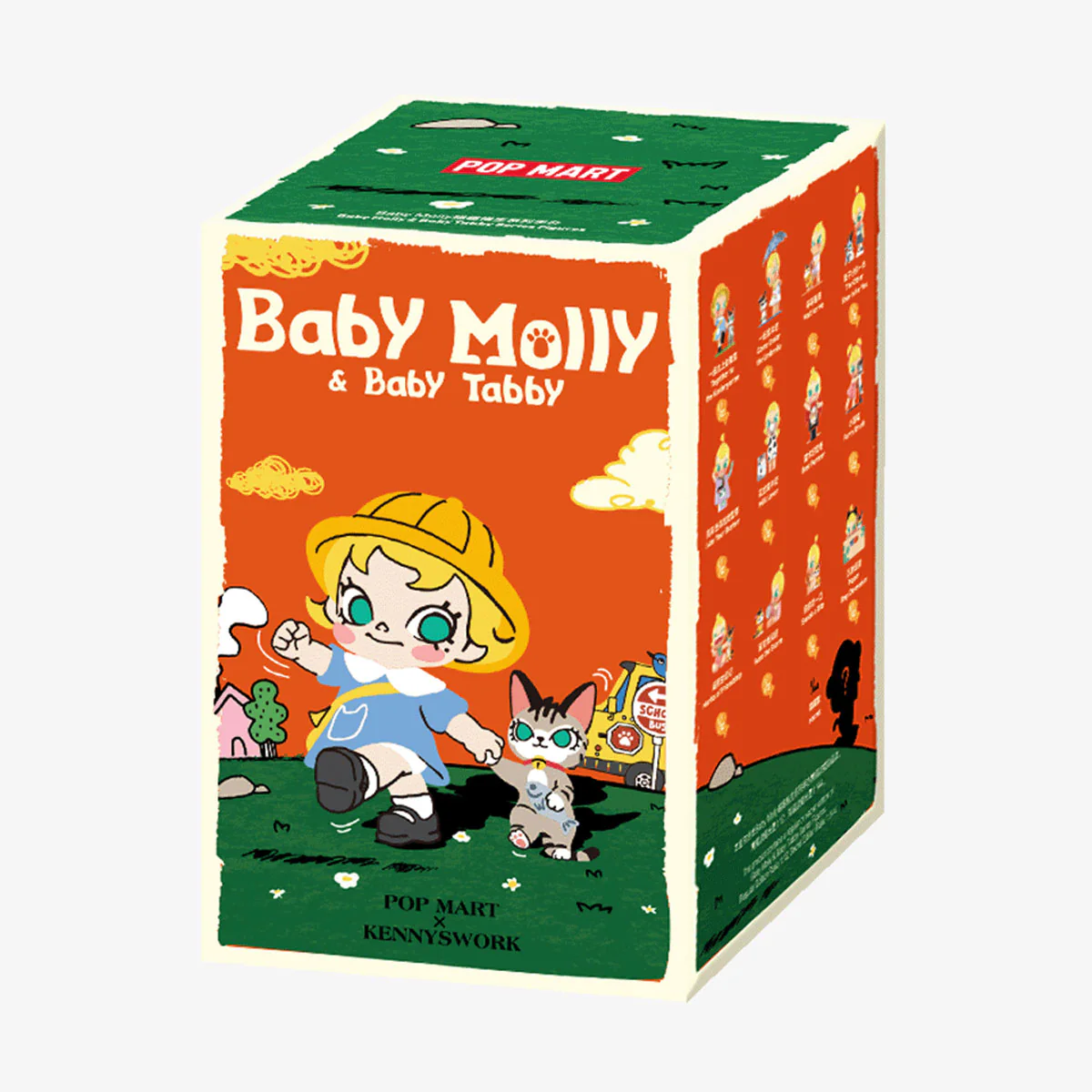 POP MART Baby Molly & Baby Tabby Series Figures 1 Sealed Case