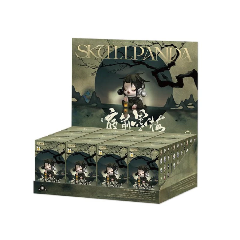 POP MART SKULLPANDA The Ink Plum Blossom Series Figures  1 Blind Box