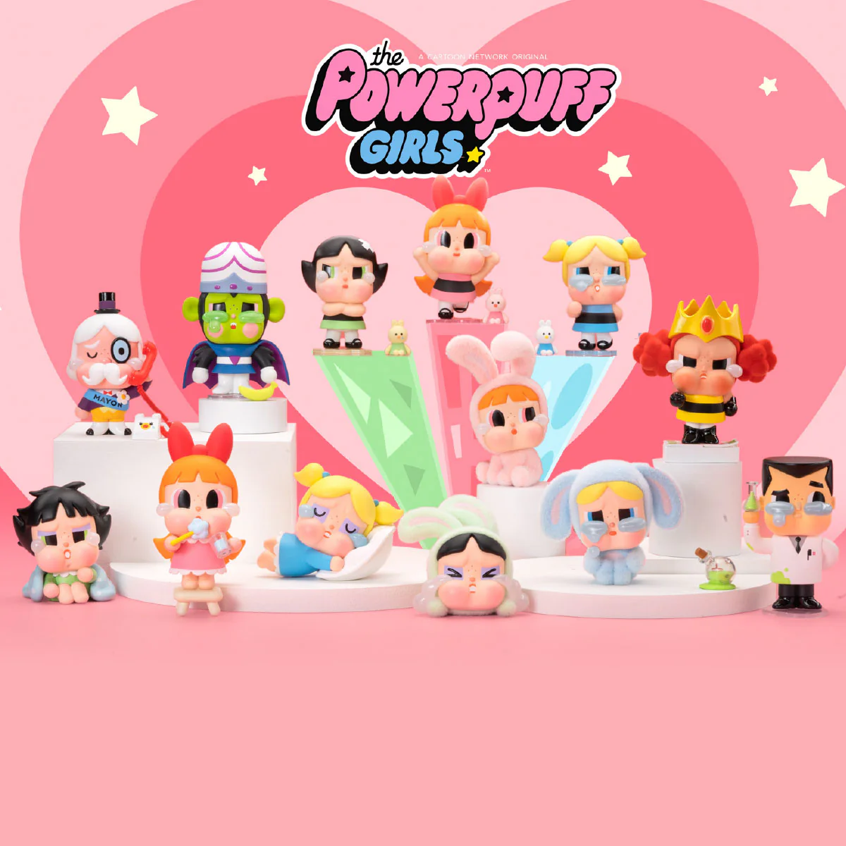 POP MART CRYBABY x Powerpuff Girls Series Figures 1 Blind Box