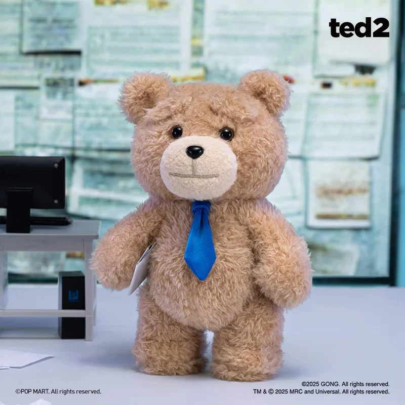 POP MART ted 2 Teddy Bear Action Plush Pendant 1 Blind Box