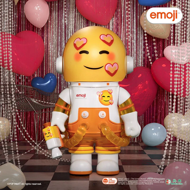 POP MART MEGA SPACE MOLLY 100% × emoji™ Series 1 Blind Box