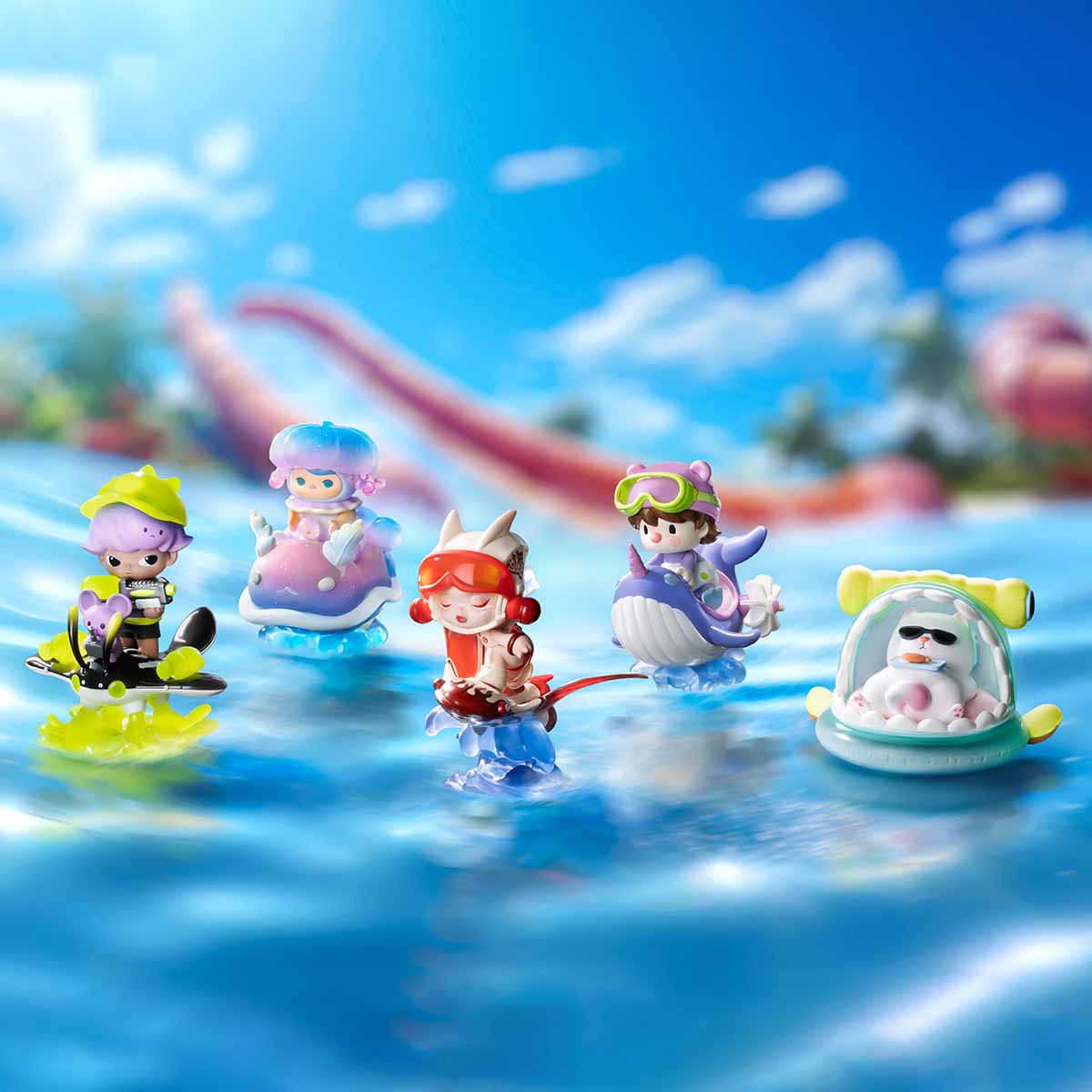 POP MART Water Party Series Figures 1 Blind Box