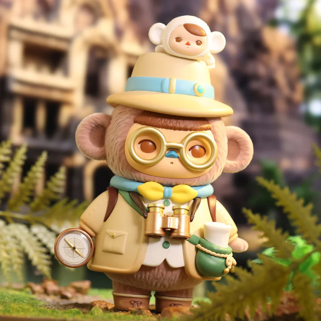 POP MART Pucky Monkey Archeologist Baby Figurine