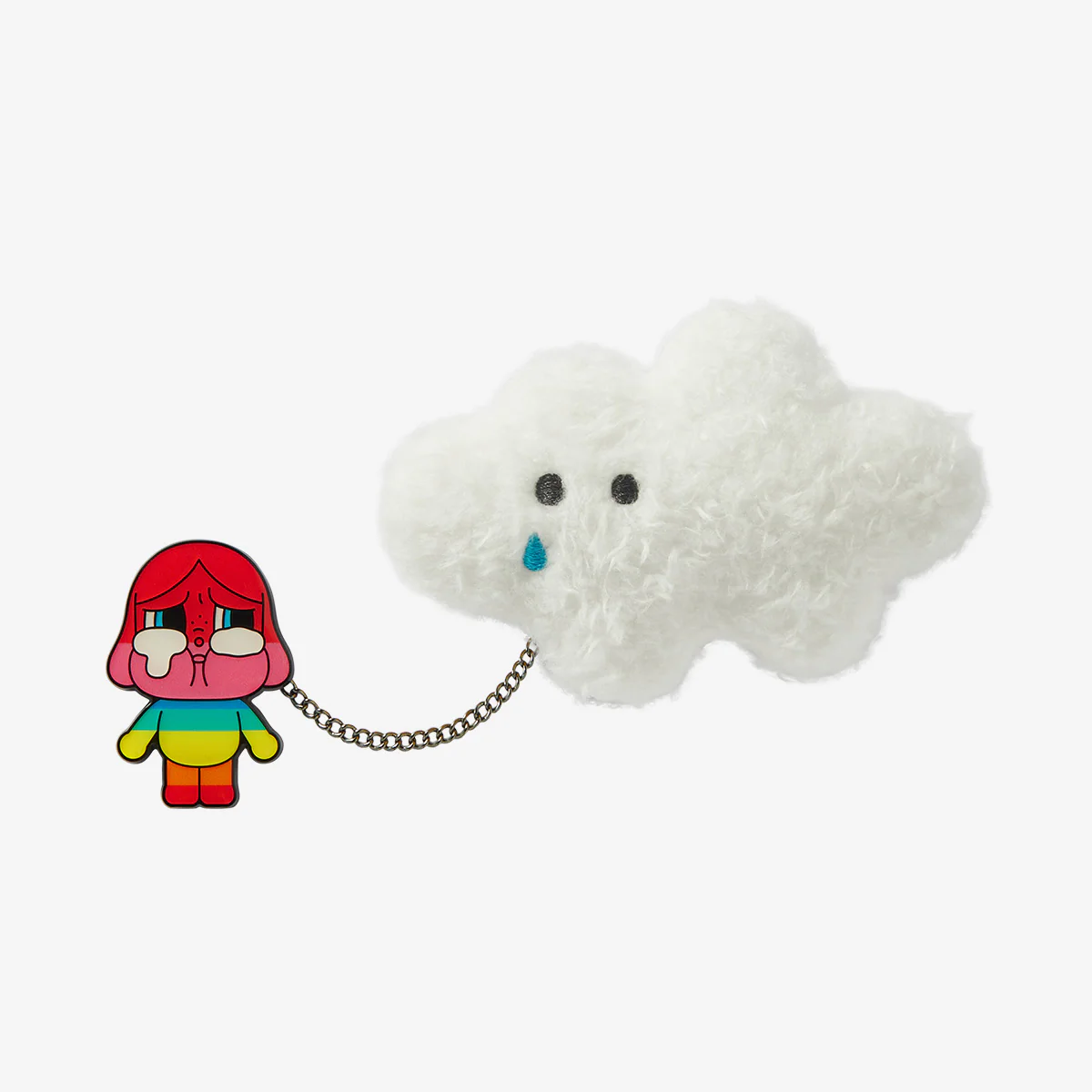 POP MART CRYBABY Crying Again Series Plush Badge 1 Blind Box