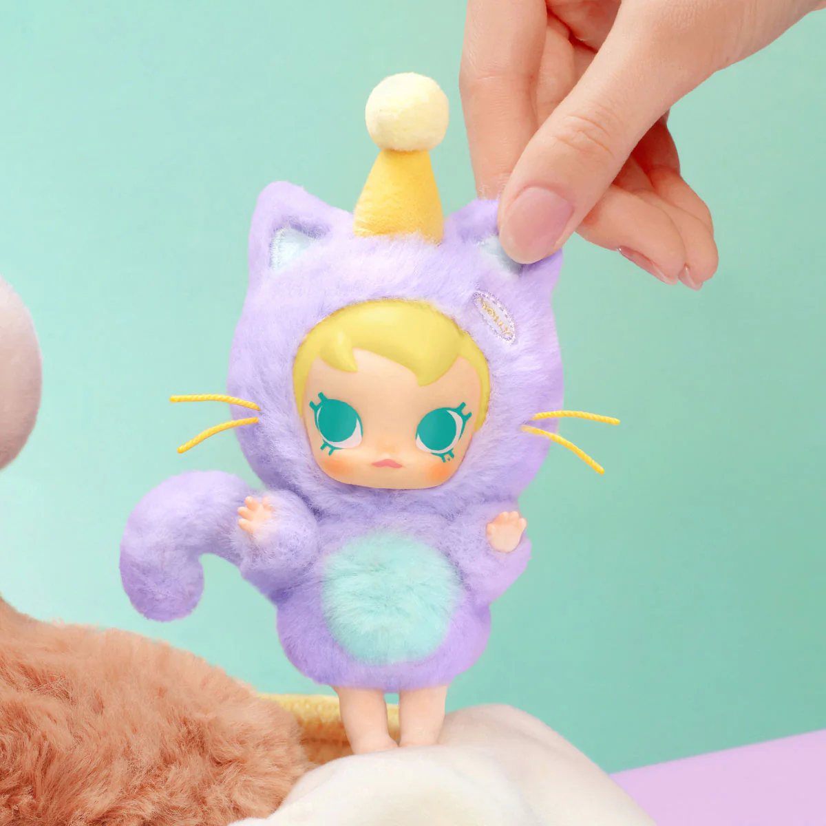 POP MART Baby Molly Pocket Friends Series-Vinyl Plush Pendant 1 Blind Box