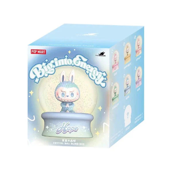 POP MART THE MONSTERS Labubu Big Into Energy Series Crystal Ball 1 Sealed Case