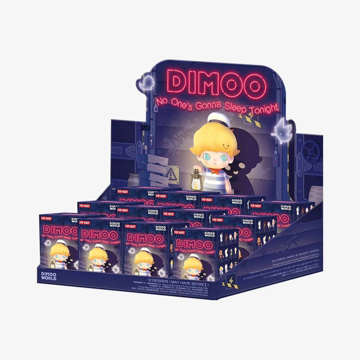 POP MART DIMOO No One's Gonna Sleep Tonight Series Figures 1 Blind Box