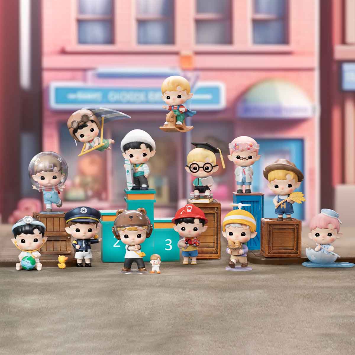 POP MART HACIPUPU My Little Hero Series Figures 1 Blind Box