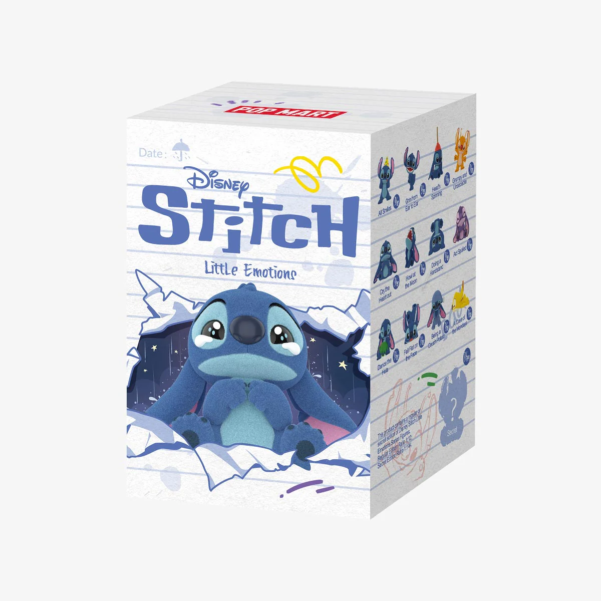 POP MART Disney Stitch Little Emotions Series Figures 1 Sealed Case
