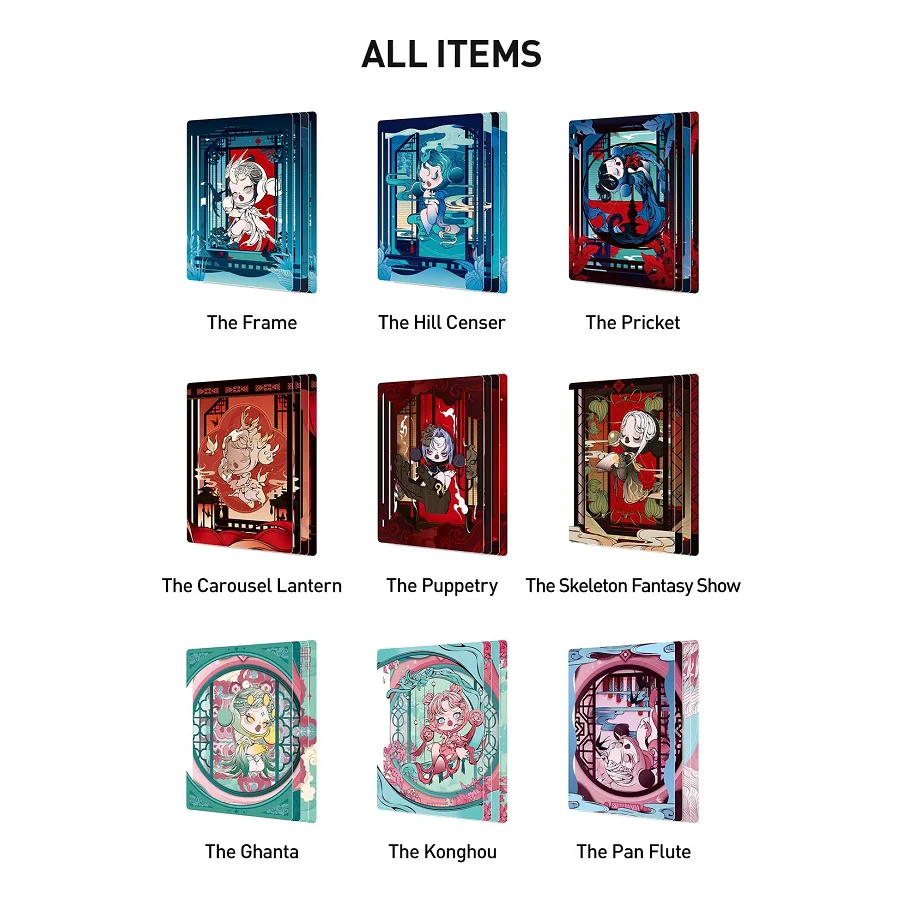 POP MART SKULLPANDA The Mirage Series Figures Art Collection Cards 1 Blind Box