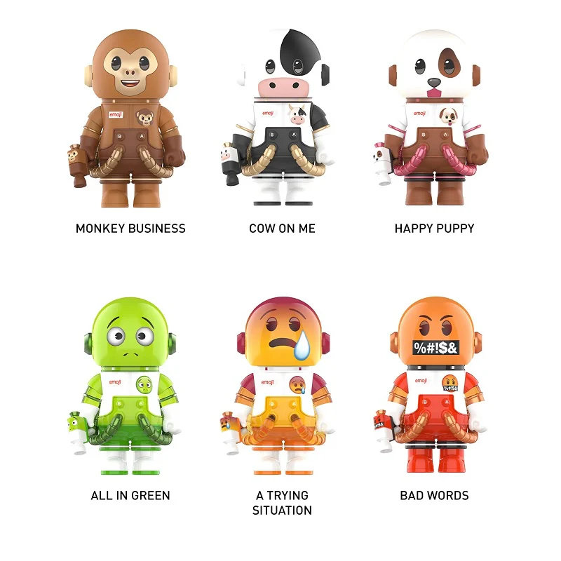 POP MART MEGA SPACE MOLLY 100% × emoji™ Series 1 Blind Box